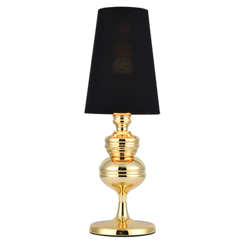 Table lamp QUEEN gold & black cm