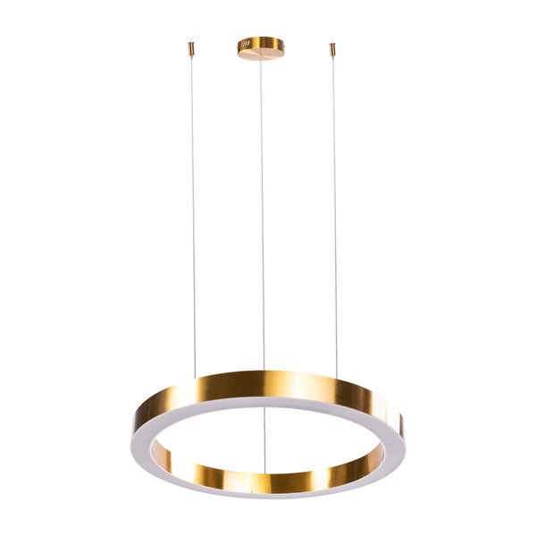 Pendant lamp CIRCLE 100 LED brass 100 cm