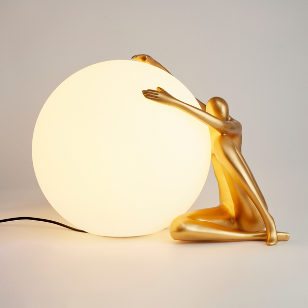 Table lamp WOMAN-1 gold 35 cm