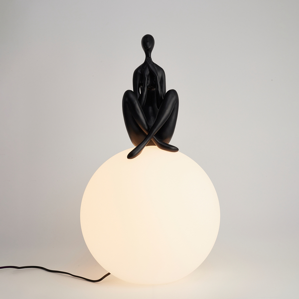 Table lamp WOMAN-3 black 35 cm