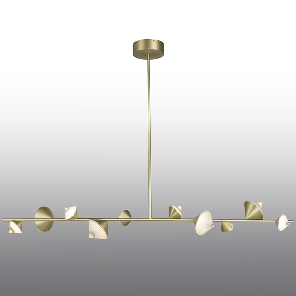 Lampa wisząca CONE LED złota 130 cm